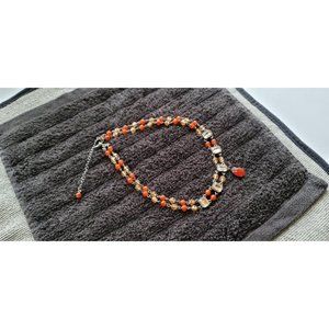 Avon choker red garnet